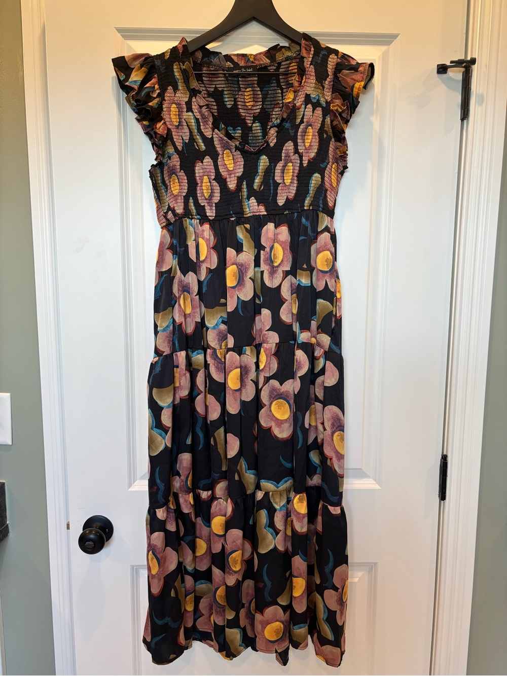 V Neck Tiered Midi Dress, purchased from Piper & Scoot